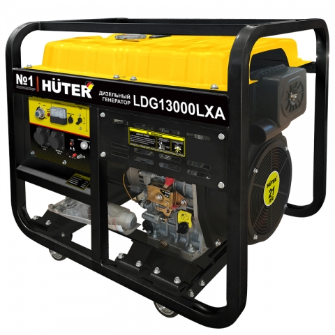 products/Электрогенератор дизельный Huter LDG 13000LXА, 64/2/10