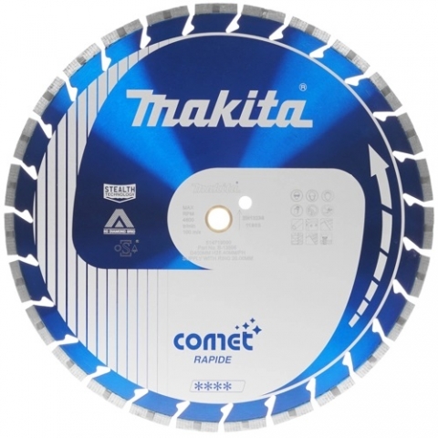 products/Диск алмазный сегментный (400х25.4/20 мм) Comet Rapide Makita B-13596 171063