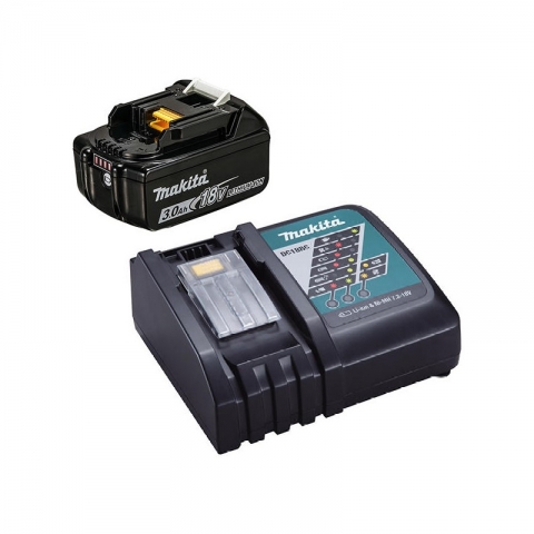 products/Набор Makita: аккумулятор BL1830B 1 шт.+ зарядное устройство DC18RC (18V 1x3.0Ач, Li-Ion), арт. 191A25-2