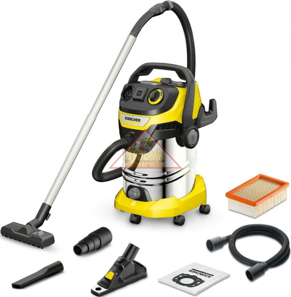 Пылесос для влажной и сухой уборки KARCHER WD 6 PS V-30/6/22/T, 1.628-382.0