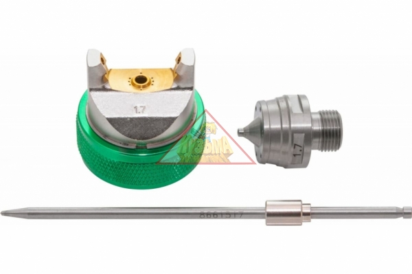 Дюза сменная Jonnesway 1.7 мм для пистолета покрасочного Краскопульт JA-HVLP-6109 арт. JA-HVLP-6109-NS17