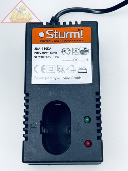 Зарядное устройство для дрели-шуруповерта CD30181-AC , DC18V 2A JDA-180KA STURM (ZAP24202)(ZAP15064)