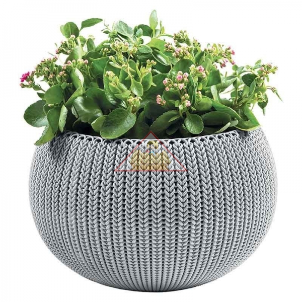 Кашпо Keter COZY Planter M with hanging chain 9,7L (17202379) 229541