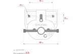 Столярные быстрозажимные тиски KRAFTOOL 175 мм 32719-175