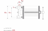 Столярные быстрозажимные тиски KRAFTOOL 175 мм 32719-175