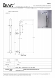 Душевая колонна для душа без смесителя Bravat ARC D224C-ENG