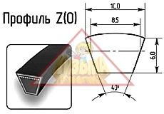 Ремень клиновой 10*655 (морозостойкий)