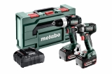 Аккумуляторная дрель + гайковерт Metabo COMBO SET 2.8.4 18V BSLTBL+SSD200LTBL 685196000