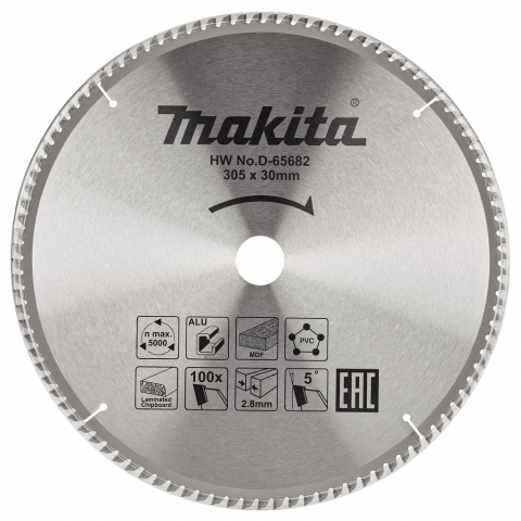 products/Пильный диск универсальный STANDART 305х30х2.8х100T Makita, D-65682