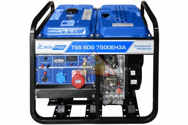 Дизель генератор TSS SDG 7500EH3A  100027