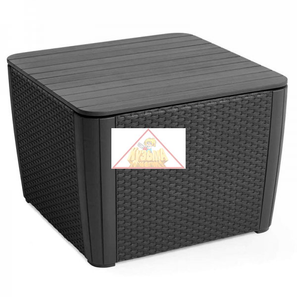 Стол Keter  Luzon Plus Flat Wicker Graphite 115 L (17208454), 241664