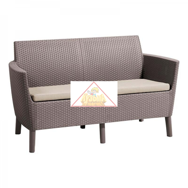 Диван Allibert Salemo 2 seater sofa (17209038) капучино, 244097