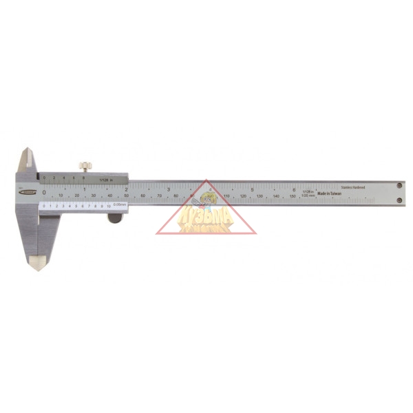 Штангенциркуль, 150 мм, 0,05 мм, нержавеющая сталь, с глубиномером Gross, арт. 31671