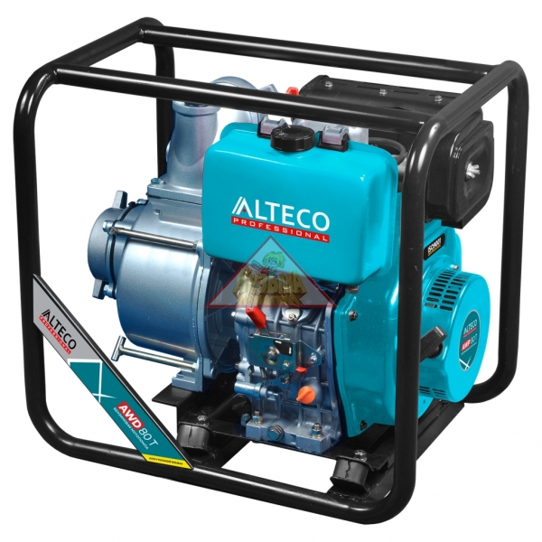 Мотопомпа дизельная Alteco Professional AWD80T (N), 44237