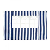 Стенка для садового тента Green Glade 4120, 1.95х2.95м полиэстер с окном синяя