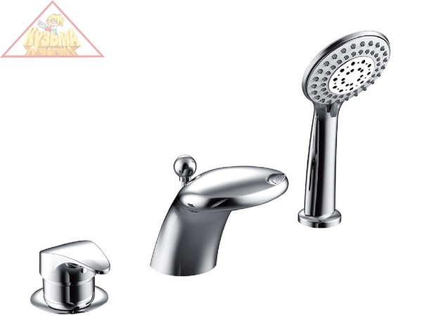 Смеситель на борт ванны Bravat Niagara, арт. F5140197CP-RUS