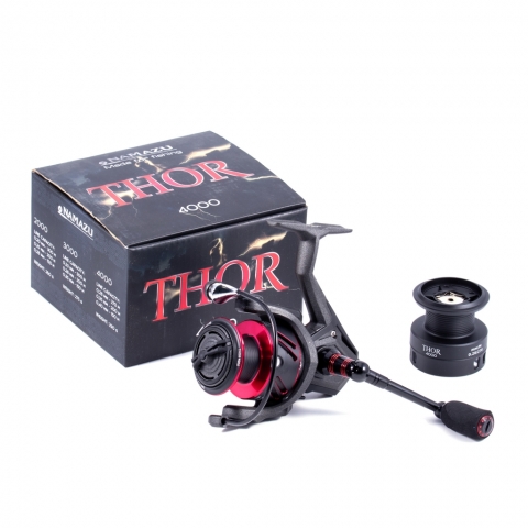 products/Катушка безынерционная Namazu Pro Thor TH4000, 8+1 подш., метал. шпуля +пластиковая шпуля/20/, N-RTH4000